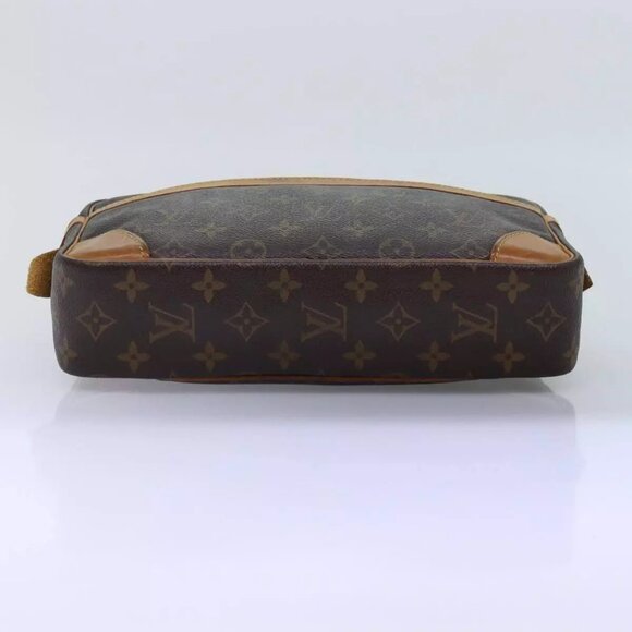 LOUIS VUITTON Monogram Compiegne 28 Clutch Bag LV Auth - Picture 6 of 16